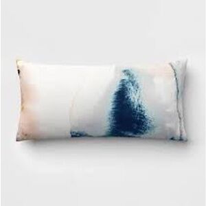 NEW Threshold 10" x 20" Overlay Watercolor Indoor/Outdoor Lumbar Pillow